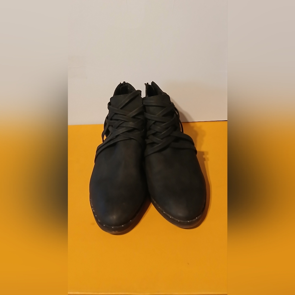Maurices Black Synthetic Ankle Boots